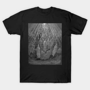 High Resolution Gustave Doré Illustration The Glowing Souls T-Shirt